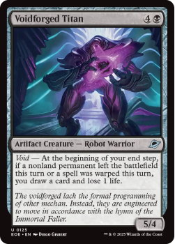 Voidforged Titan (FOIL) single card from Magic: the Gathering