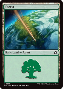 Forest (FOIL) single card from Magic: the Gathering
