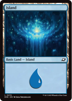 Island (FOIL) single card from Magic: the Gathering