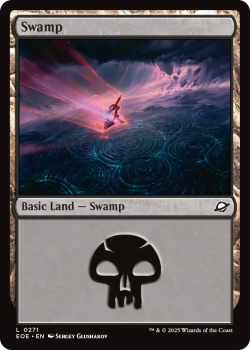 Swamp single card from Magic: the Gathering