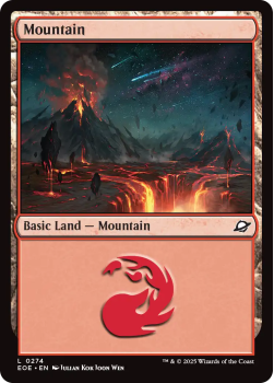 Mountain single card from Magic: the Gathering