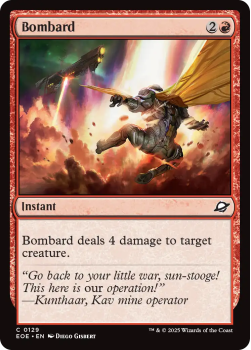 Bombard (FOIL) single card from Magic: the Gathering