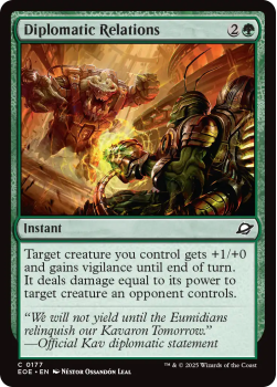 Diplomatic Relations (FOIL) single card from Magic: the Gathering