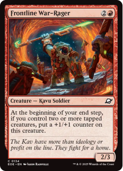 Frontline War-Rager (FOIL) single card from Magic: the Gathering