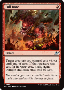 Full Bore single card from Magic: the Gathering