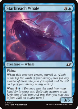 Starbreach Whale (FOIL) single card from Magic: the Gathering