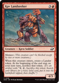 Kav Landseeker (FOIL) single card from Magic: the Gathering