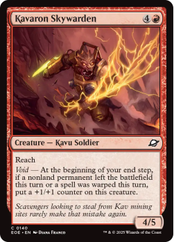 Kavaron Skywarden (FOIL) single card from Magic: the Gathering