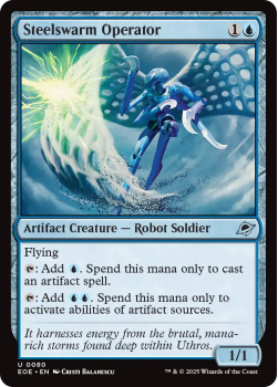 Steelswarm Operator single card from Magic: the Gathering