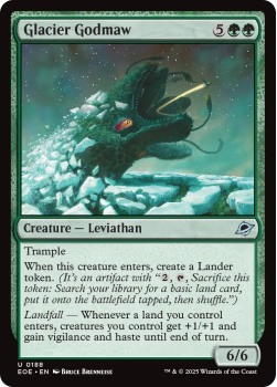 Glacier Godmaw single card from Magic: the Gathering