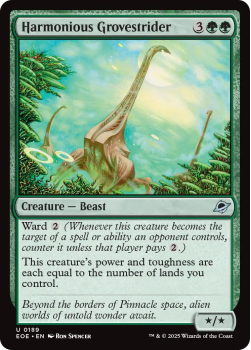 Harmonious Grovestrider single card from Magic: the Gathering