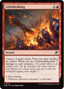 Lithobraking (FOIL) single card from Magic: the Gathering