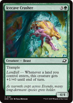 Icecave Crasher (FOIL) single card from Magic: the Gathering