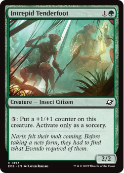 Intrepid Tenderfoot (FOIL) single card from Magic: the Gathering