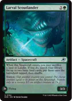 Larval Scoutlander (FOIL) single card from Magic: the Gathering