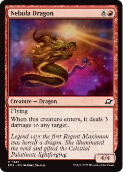 Nebula Dragon (FOIL) single card from Magic: the Gathering