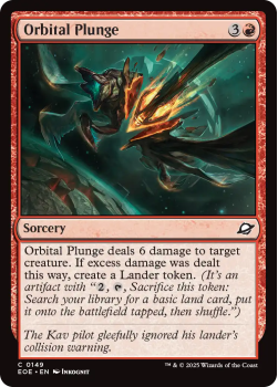 Orbital Plunge (FOIL) single card from Magic: the Gathering
