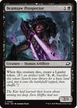 Beamsaw Prospector (FOIL) single card from Magic: the Gathering