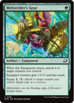 Meltstrider's Gear (FOIL) single card from Magic: the Gathering