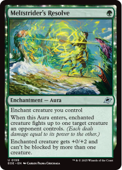 Meltstrider's Resolve (FOIL) single card from Magic: the Gathering