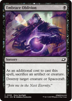 Embrace Oblivion single card from Magic: the Gathering