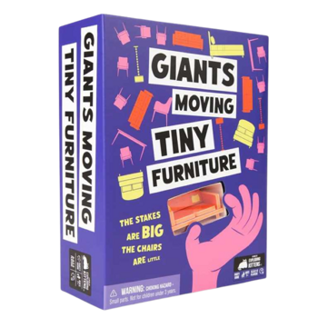 Giants Moving Tiny Furniture
