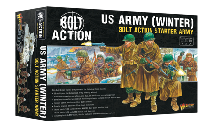 Bolt Action - 3rd Edition US Army (Winter) Starter Army