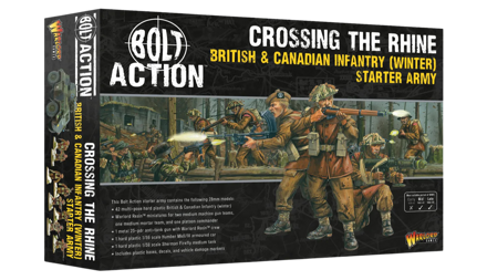 Bolt Action - 3rd Edition Crossing the Rhine British and Canadian (Winter) Starter Army