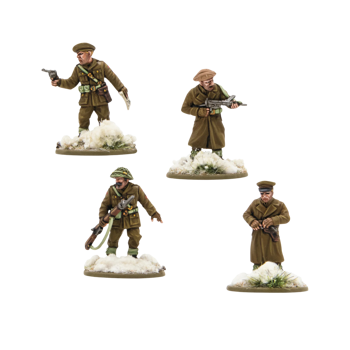 Bolt Action - 3rd Edition British and Canadian (Winter) Platoon Commanders