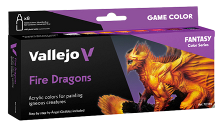 Acrylicos Vallejo Fantasy Colour Series: Fire Dragons