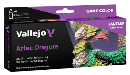 Acrylicos Vallejo Fantasy Colour Series: Aztec Dragons