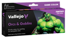 Acrylicos Vallejo Fantasy Colour Series: Orcs & Goblins