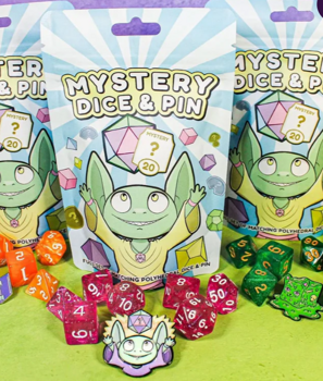 Mystery Dice Bag - Dice Blind Bag & Pin