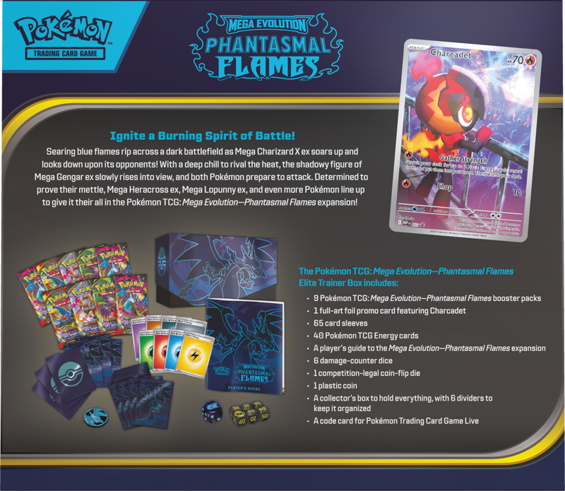 sealed sun and moon booster box Pokemon TCG - Mega Evolution - Phantasmal Flames main image 1