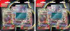 Pokemon Mega Evolution Phantasmal Flames 3 Pack Blister Set of Two
