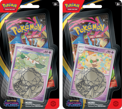 Pokemon Mega Evolution Phantasmal Flames Checklane Blister Set of 2