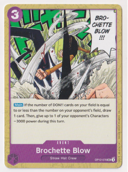 Brochette Blow : OP12-078 LEGACY OF THE MASTER - One Piece Single Card