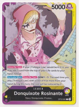 Donquixote Rosinante : OP12-061 LEGACY OF THE MASTER - One Piece Single Card
