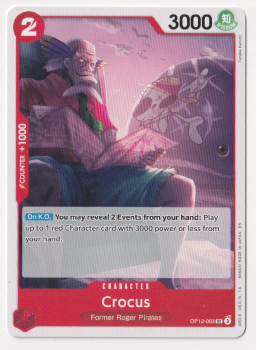 Crocus : OP12-003 LEGACY OF THE MASTER - One Piece Single Card