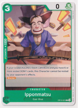 Ipponmatsu : OP12-021 LEGACY OF THE MASTER - One Piece Single Card