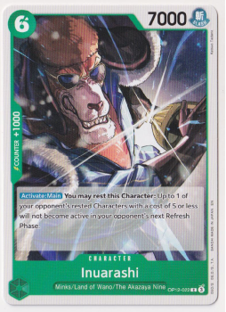 Inuarashi : OP12-022 LEGACY OF THE MASTER - One Piece Single Card