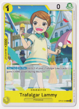 Trafalgar Lammy : OP12-105 LEGACY OF THE MASTER - One Piece Single Card