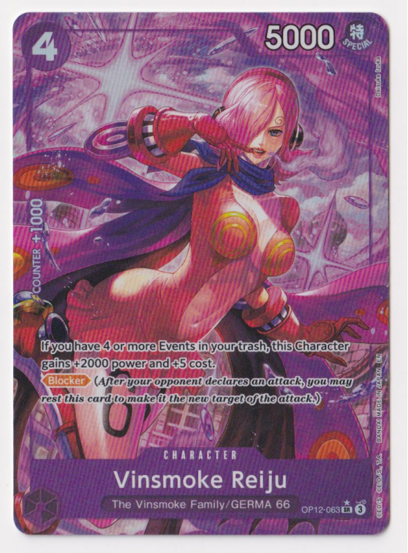 Vinsmoke Reiju (ALTERNATE ART) : OP12-063 LEGACY OF THE MASTER - One Piece  Single Card