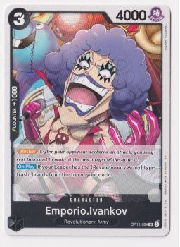 Emporio.Ivankov : OP12-084 LEGACY OF THE MASTER - One Piece Single Card