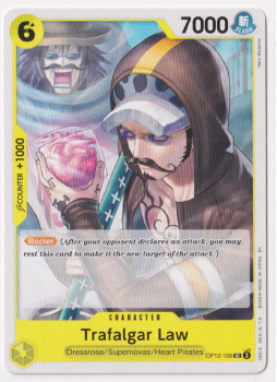 Trafalgar Law : OP12-106 LEGACY OF THE MASTER - One Piece Single Card