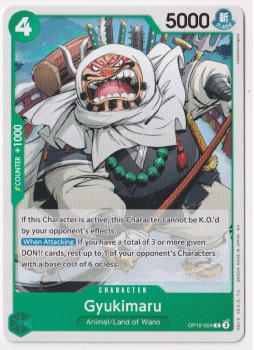 Gyukimaru : OP12-024 LEGACY OF THE MASTER - One Piece Single Card