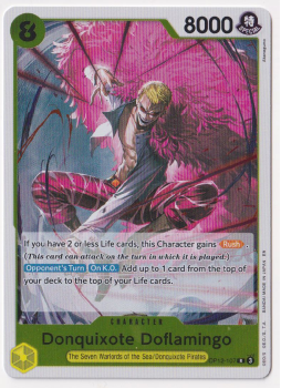 Donquixote Doflamingo : OP12-107 LEGACY OF THE MASTER - One Piece Single Card