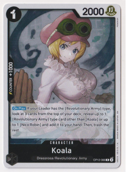 Koala : OP12-086 LEGACY OF THE MASTER - One Piece Single Card