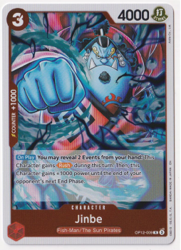 Jinbe : OP12-009 LEGACY OF THE MASTER - One Piece Single Card