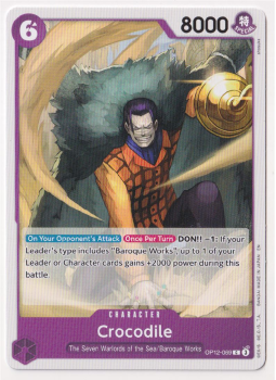 Crocodile : OP12-069 LEGACY OF THE MASTER - One Piece Single Card